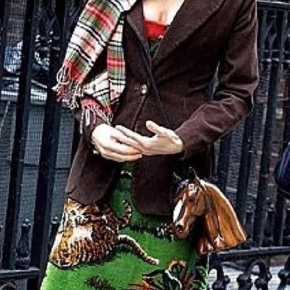 Timmy Woods Horse Equestrian Bag Purse Carrie Bradshaw Sex in the City - Picture 2 of 13